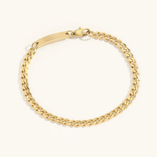 Bracciale a catena in oro rosmarino