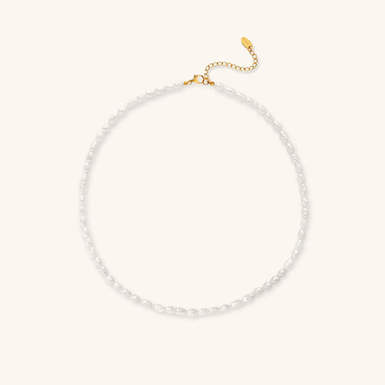 Collana girocollo in perle d'acqua dolce Rayo
