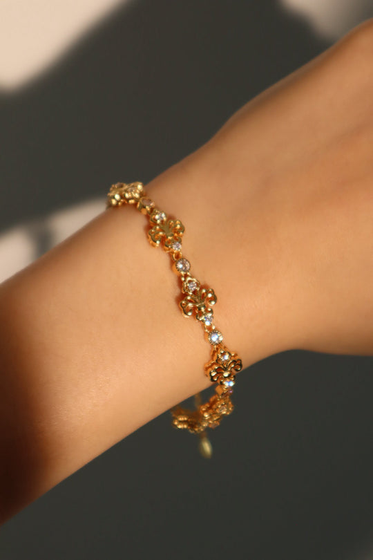 Bracciale Iris con diamanti multipli