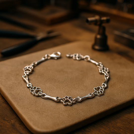 Bracciale Cane con Ciondoli