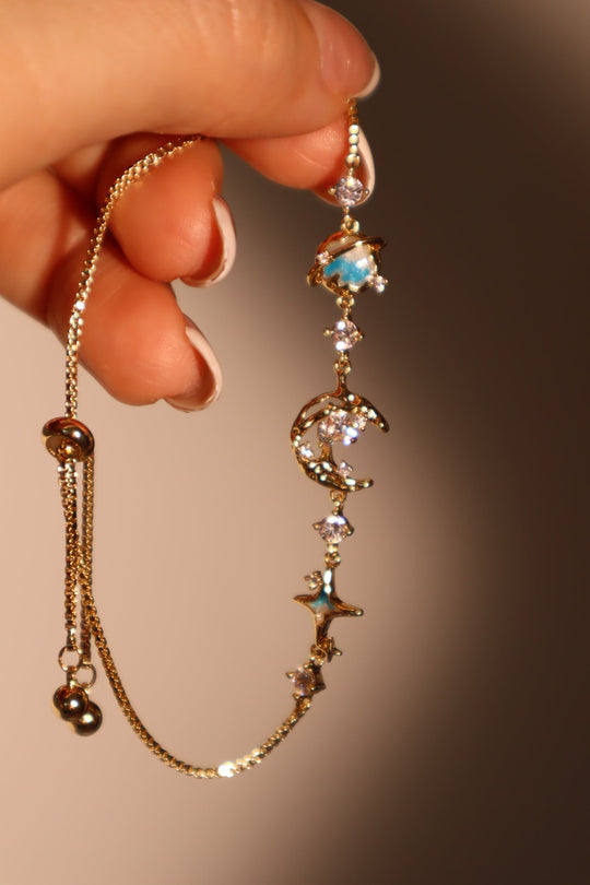 Bracciale Stella Luna Blu