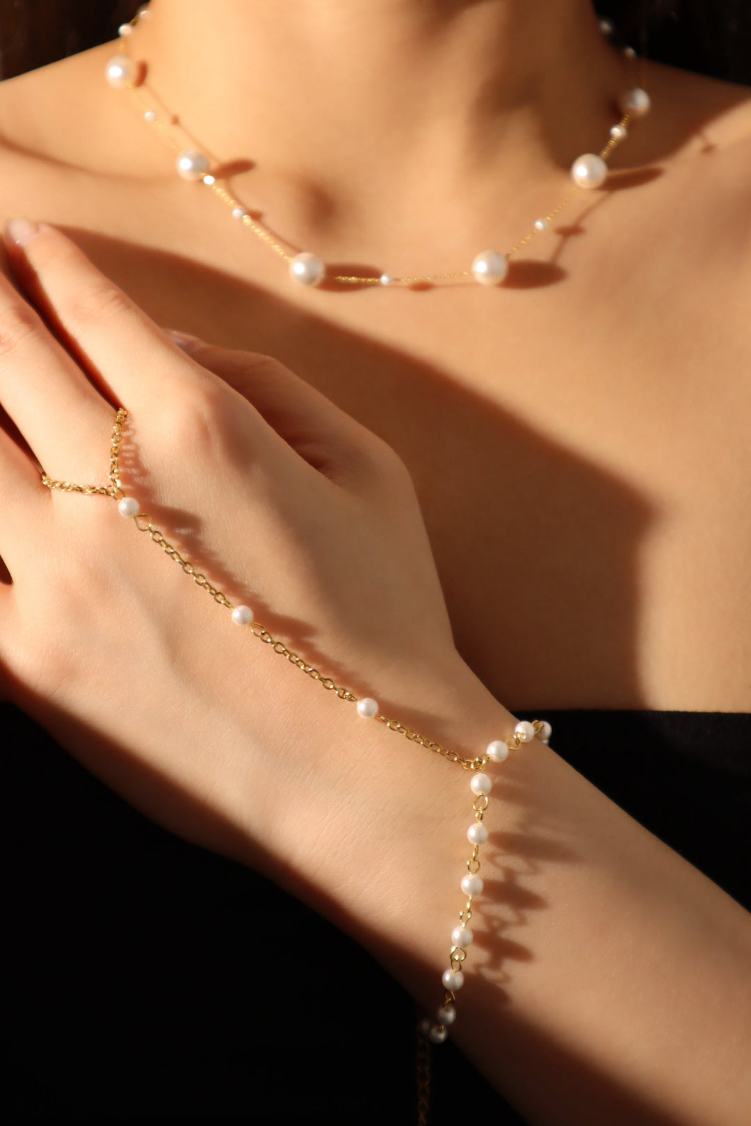 Collana di perle multiple