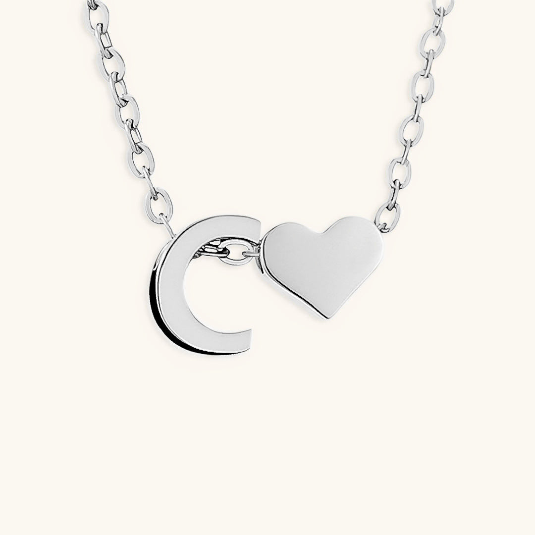 Collana con lettera iniziale Ria in oro
