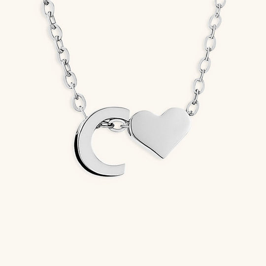 Collana con lettera iniziale Ria in oro