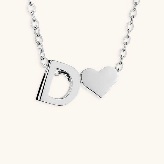 Collana con lettera iniziale Ria in oro