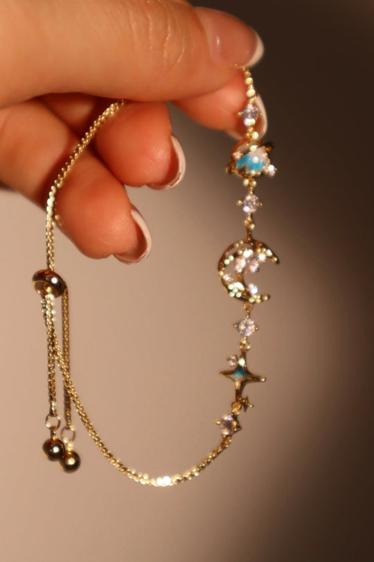 Bracciale Stella Luna Blu
