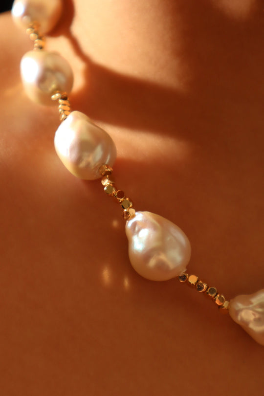 Collana di perle barocche multiple