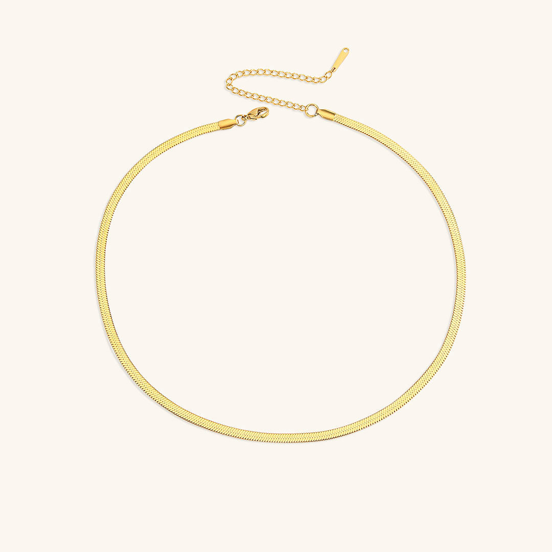 Collana a spina di pesce in oro Elizabeth