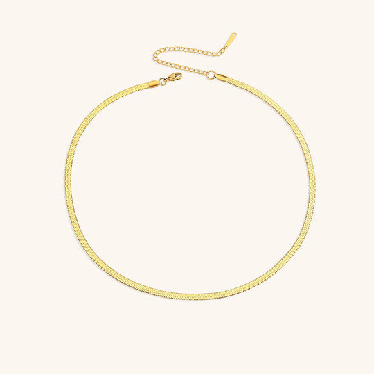 Collana a spina di pesce in oro Elizabeth