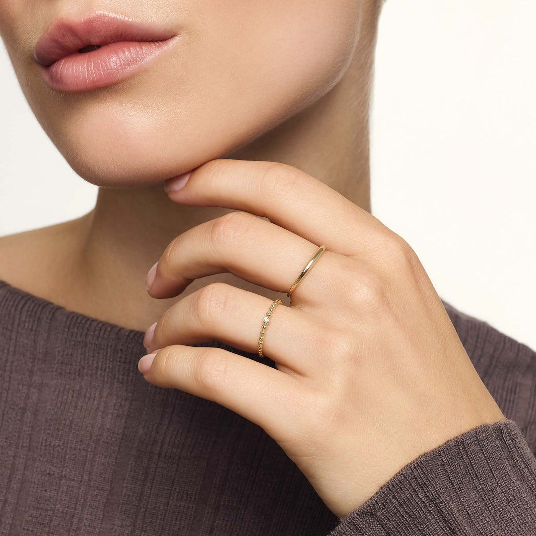 Anello a cupola sottile