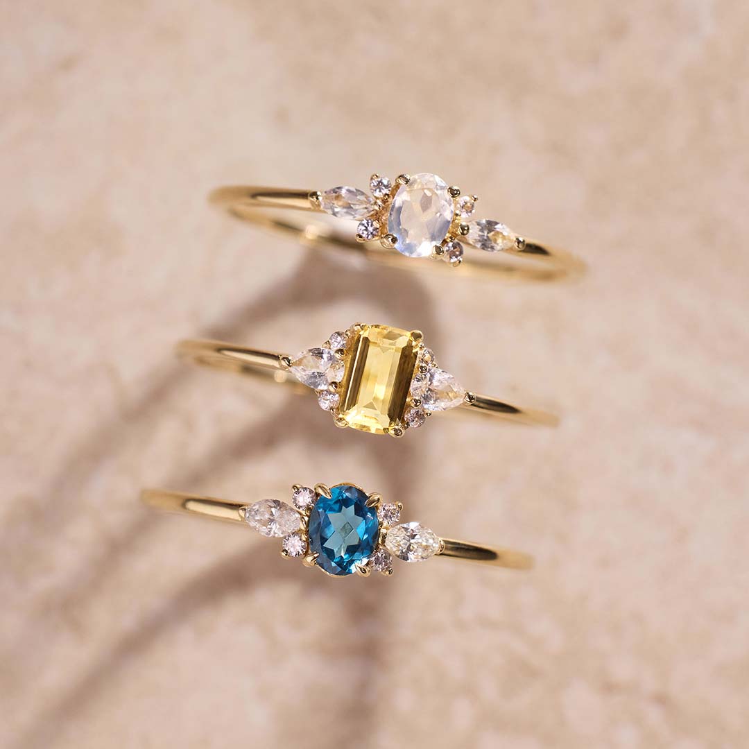 Anello Musa in pietra di luna