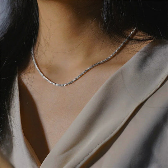 Collana con catena in oro Audrey