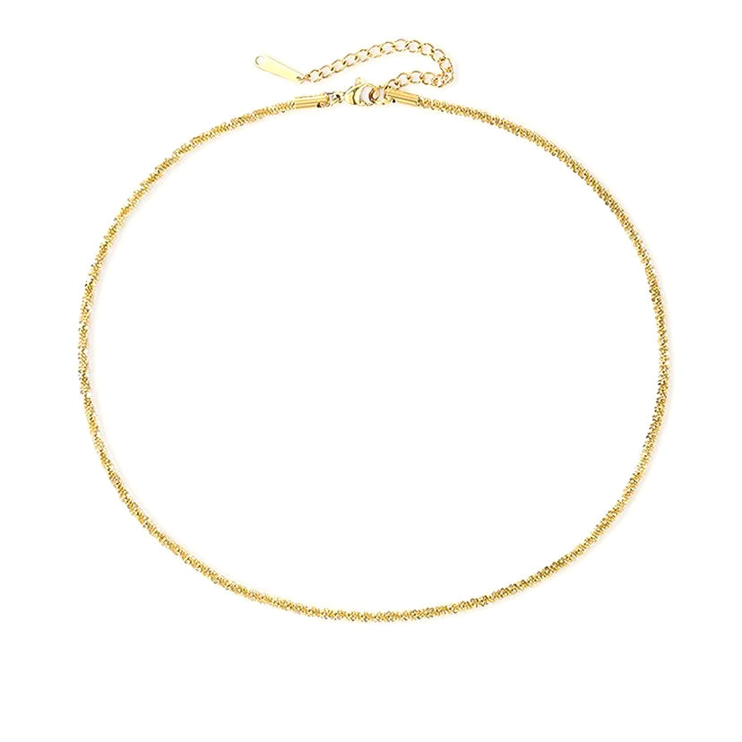 Collana con catena in oro Audrey