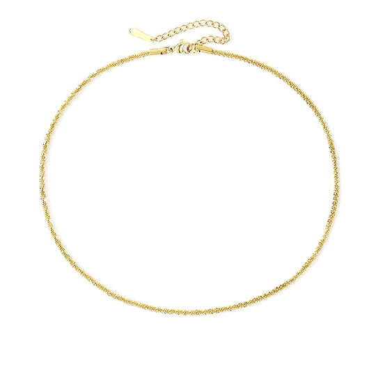 Collana con catena in oro Audrey