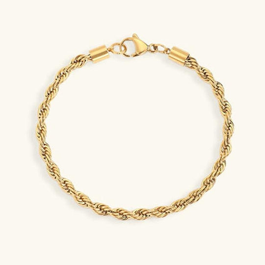 Bracciale in oro con catena a corda Gigi