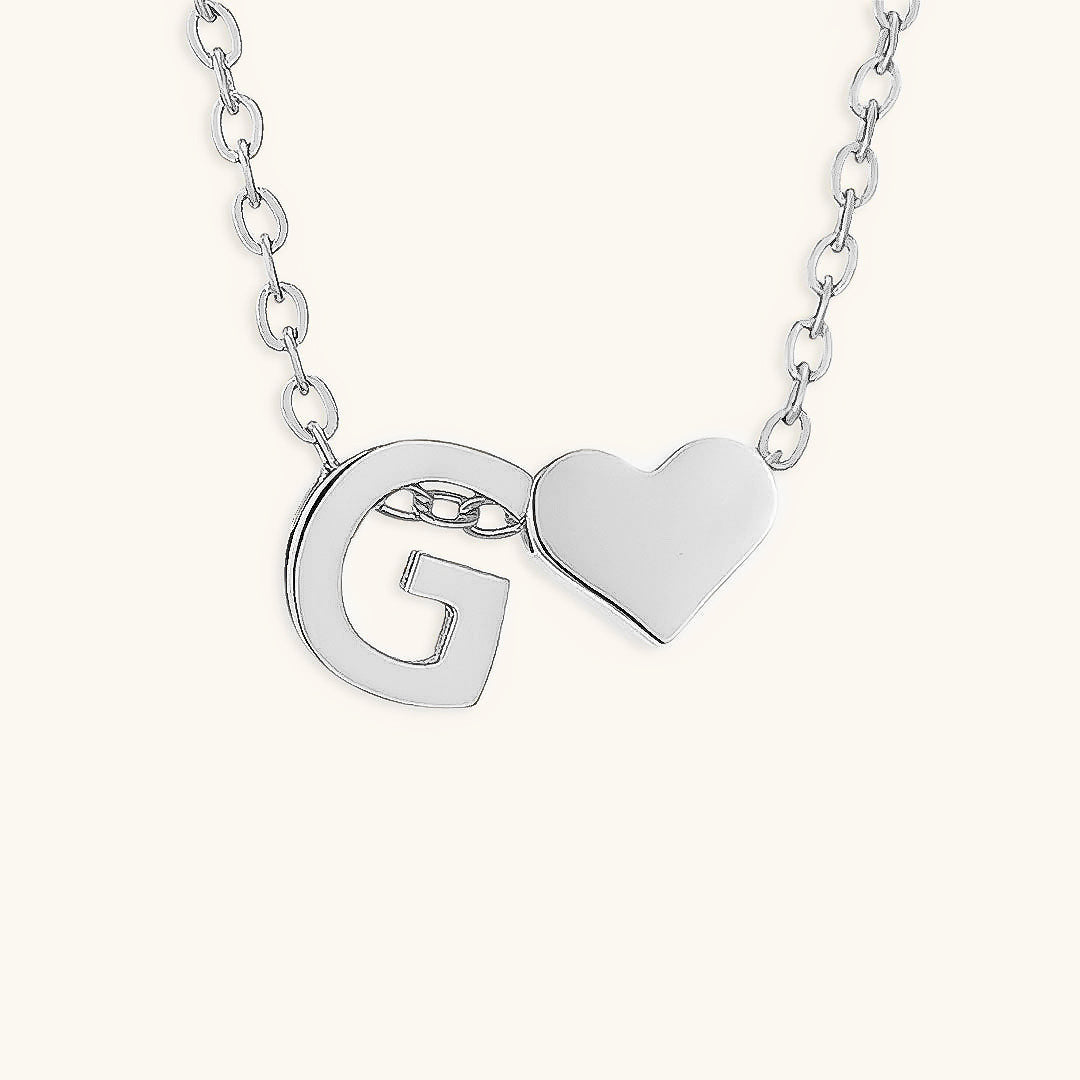 Collana con lettera iniziale Ria in oro