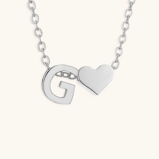Collana con lettera iniziale Ria in oro