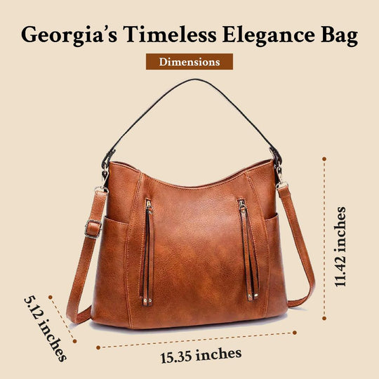Eleganza Senza Tempo di Georgia | Borsa a Spalla Vintage
