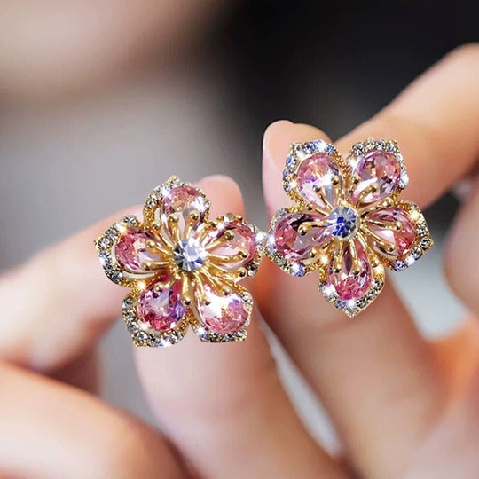 Orecchini con Zirconia Multicolore in Argento
