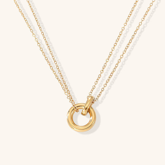 Collana con catena in oro Harper