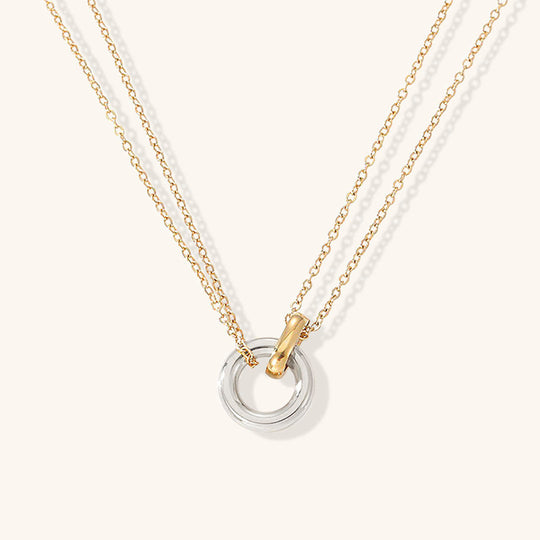 Collana con catena in oro Harper
