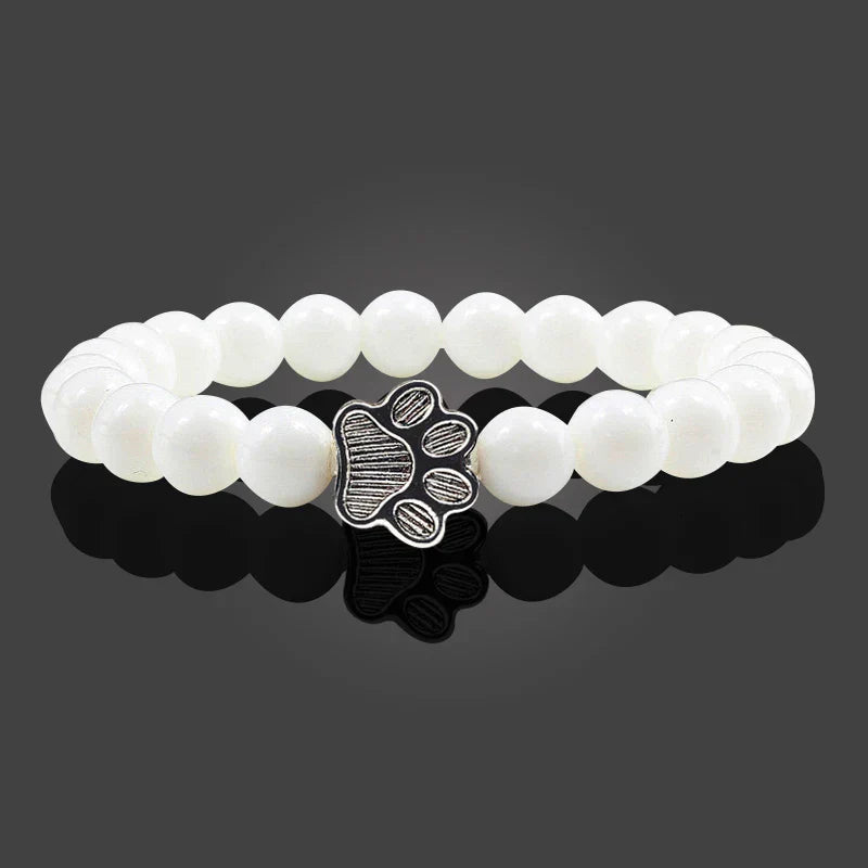 Bracciale Pietra Naturale con Zampa