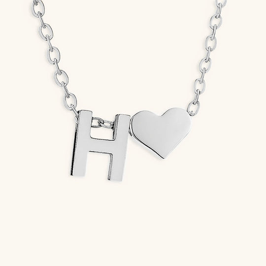 Collana con lettera iniziale Ria in oro