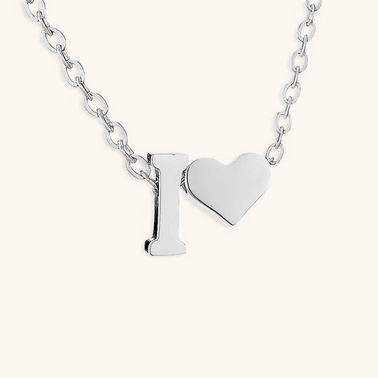 Collana con lettera iniziale Ria in oro