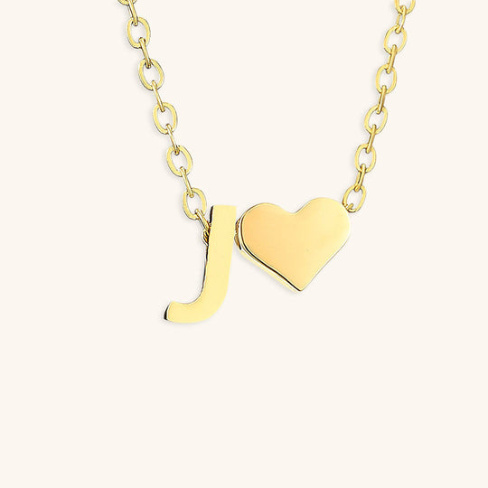 Collana con lettera iniziale Ria in oro