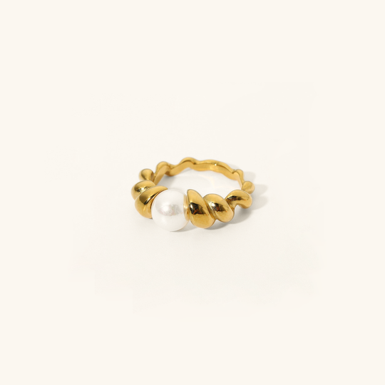 Anello con perla d'acqua dolce Scarlett