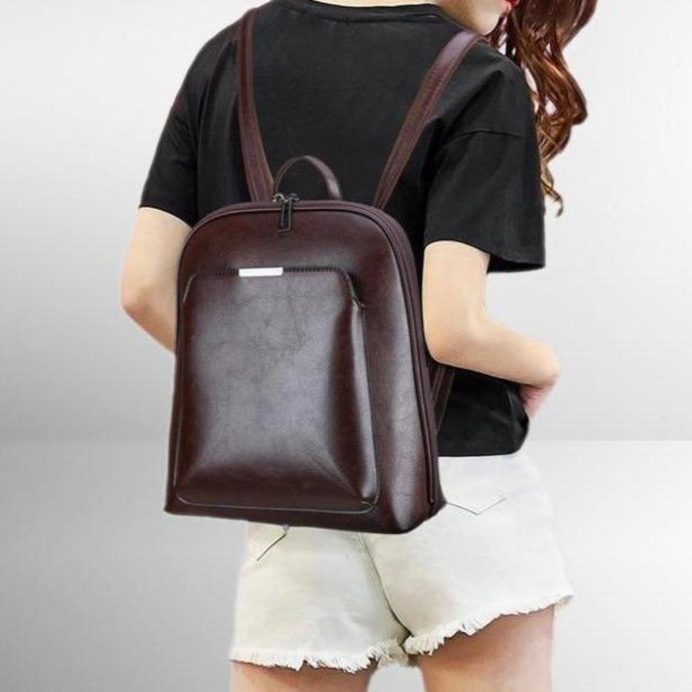 Zaino Classico con Doppia Zip - Design Sottile