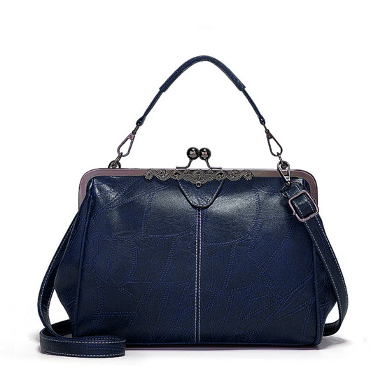 Borsa a Mano con Chiusura a Scatto Vintage