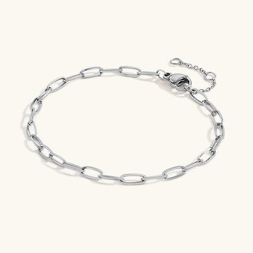 Bracciale a catena con graffetta dorata Maybelle