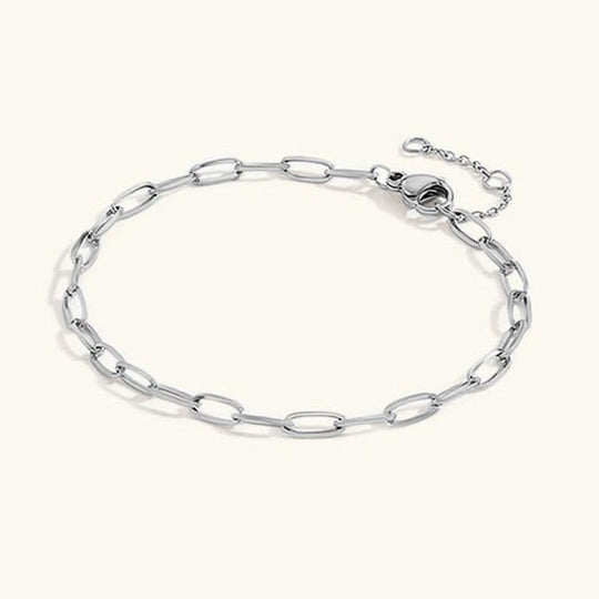 Bracciale a catena con graffetta dorata Maybelle