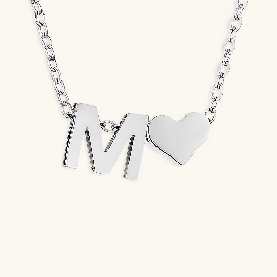 Collana con lettera iniziale Ria in oro