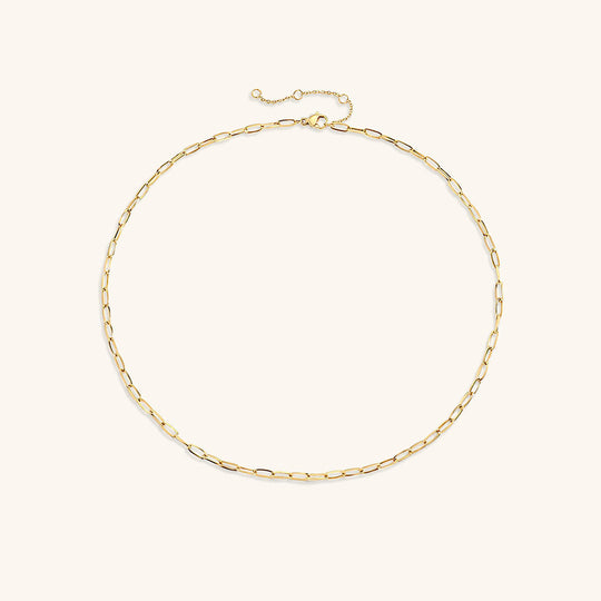 Collana con catena a graffetta Nadia