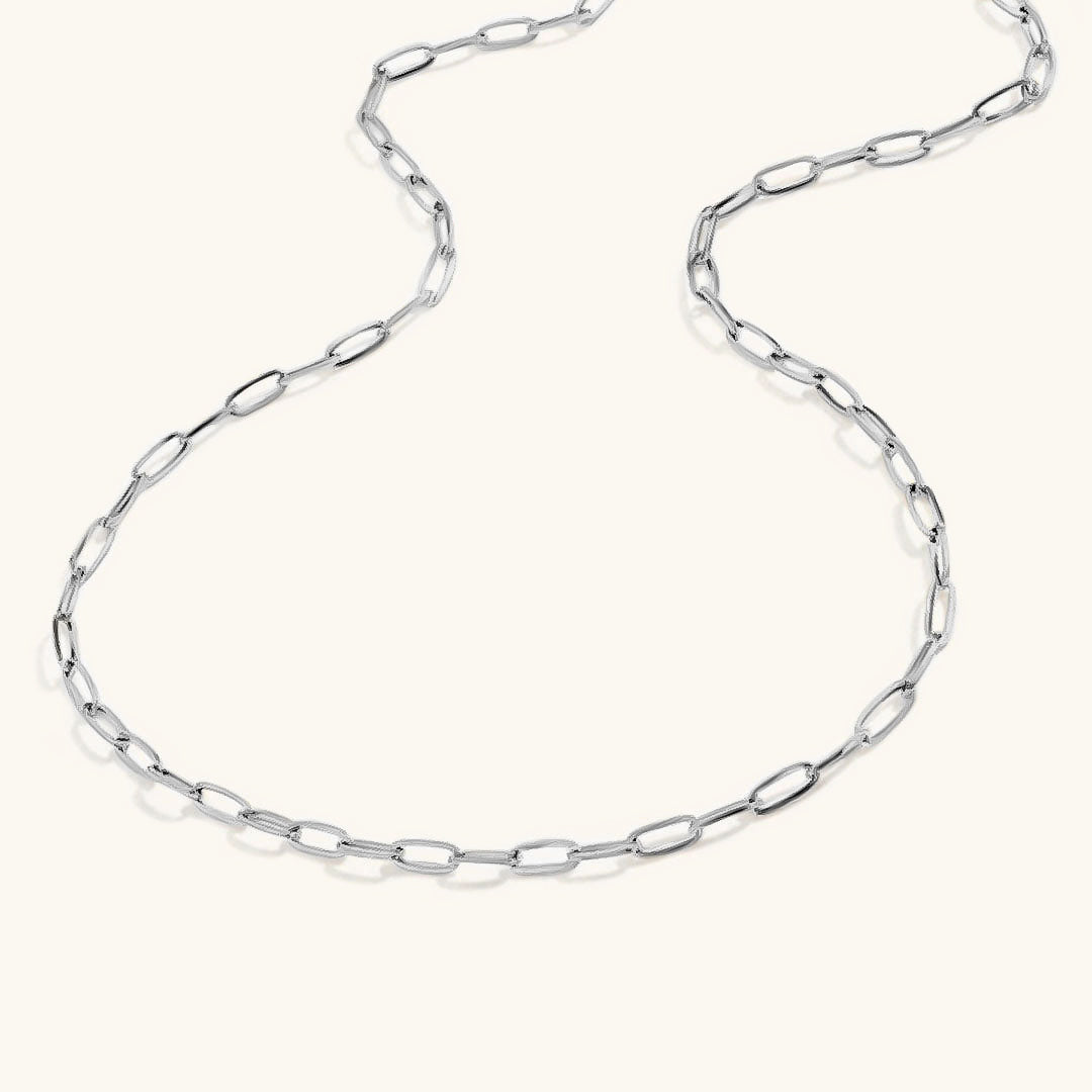 Collana con catena a graffetta Nadia