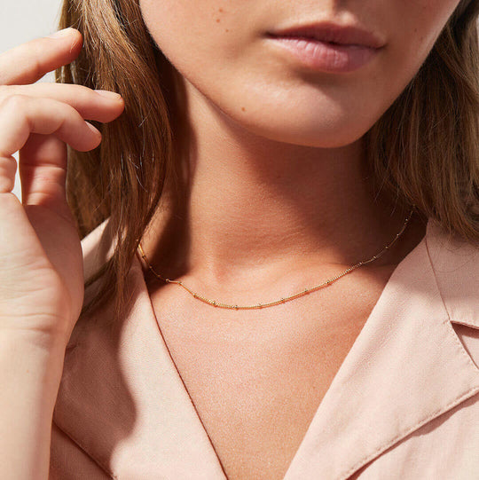 Collana con catena in oro Julia