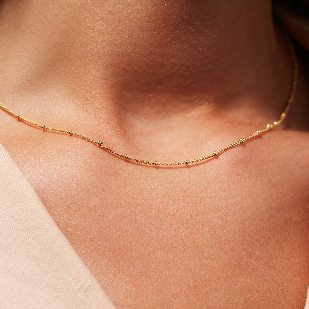 Collana con catena in oro Julia
