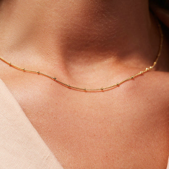 Collana con catena in oro Julia
