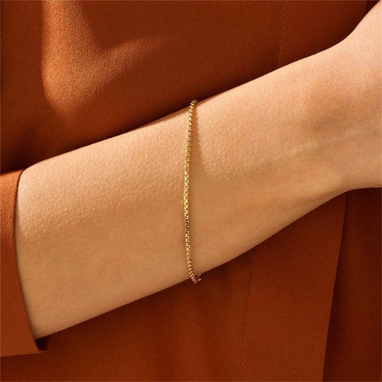 Bracciale a catena in oro Victoria