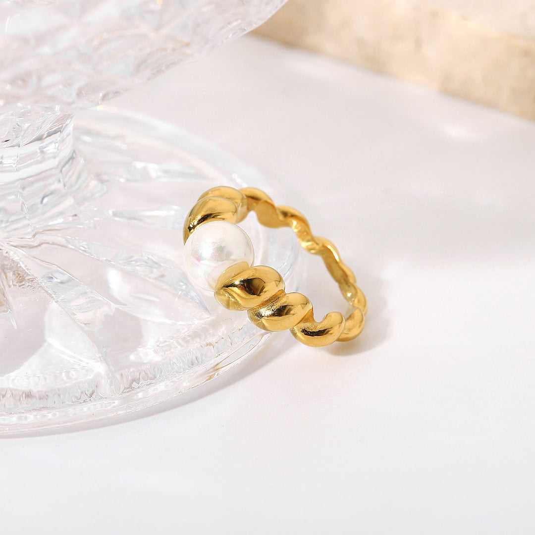 Anello con perla d'acqua dolce Scarlett