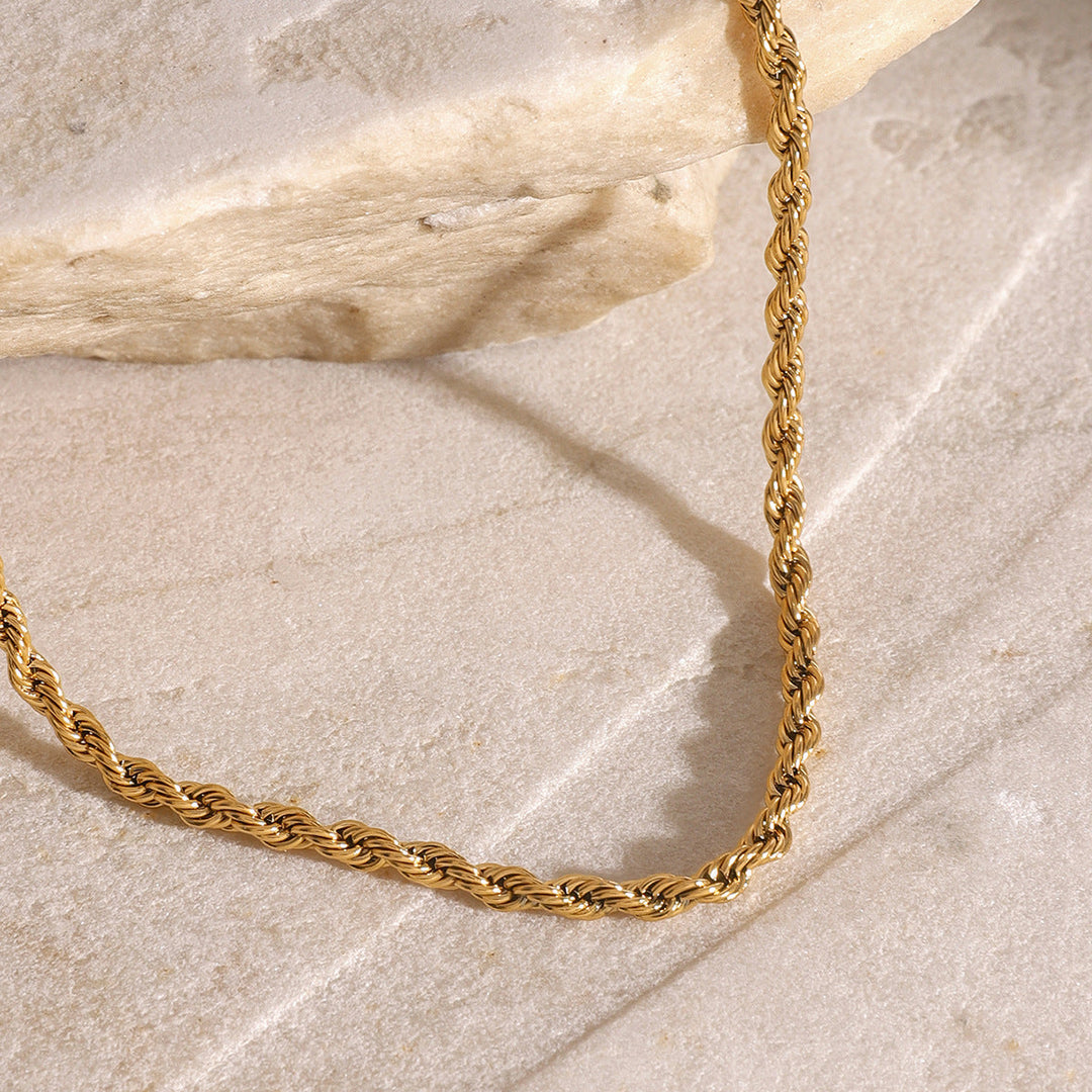 Collana a strati in oro Raphaela