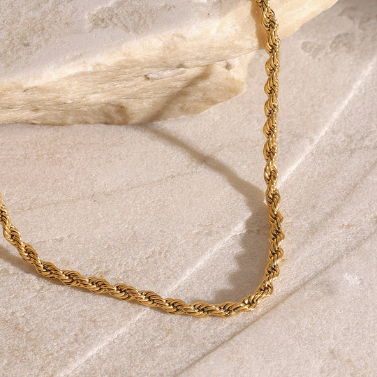 Collana a strati in oro Raphaela