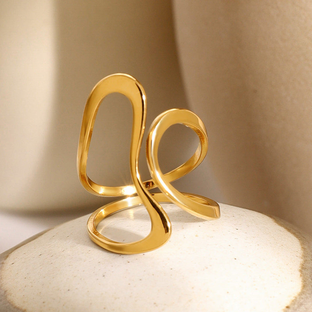 Anello in oro mosaico