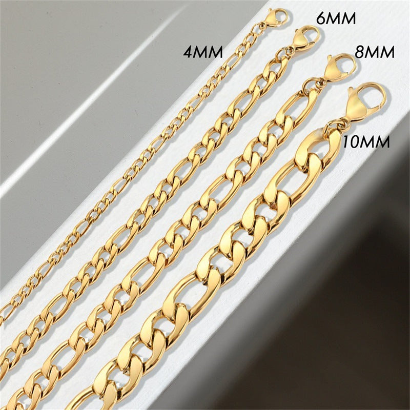 Bracciale a catena in oro Saturno