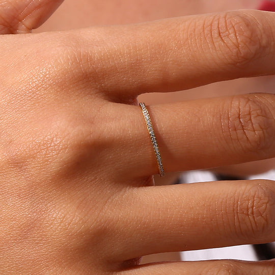 Anello in oro pavé Zarra