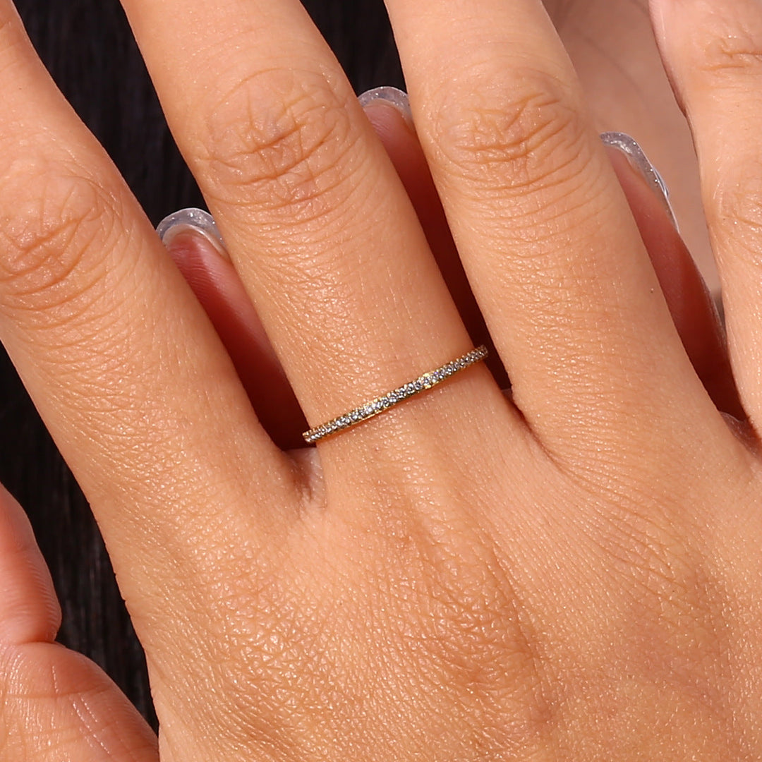Anello in oro pavé Zarra