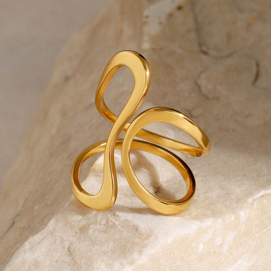 Anello in oro mosaico