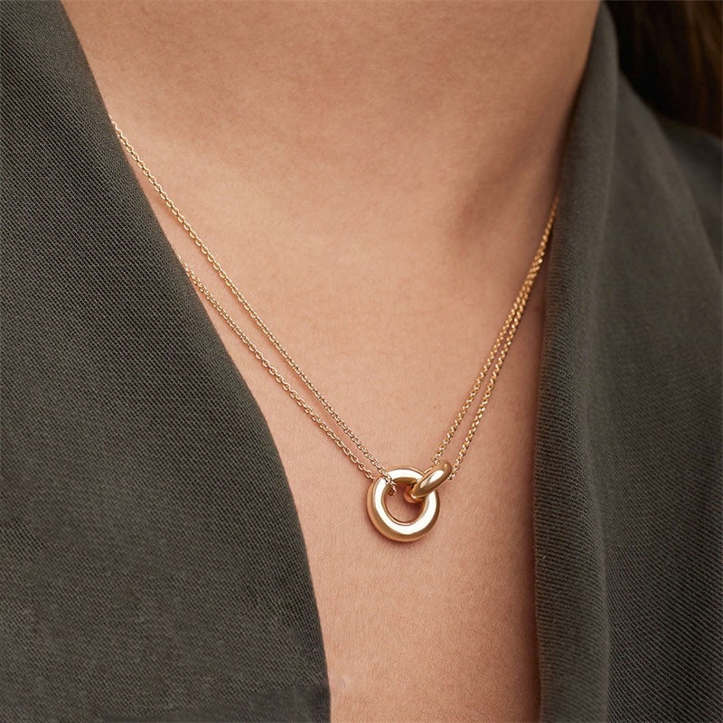 Collana con catena in oro Harper